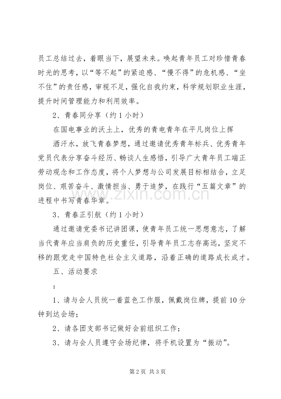 奋斗的青春最美丽团日活动总结 .docx_第2页