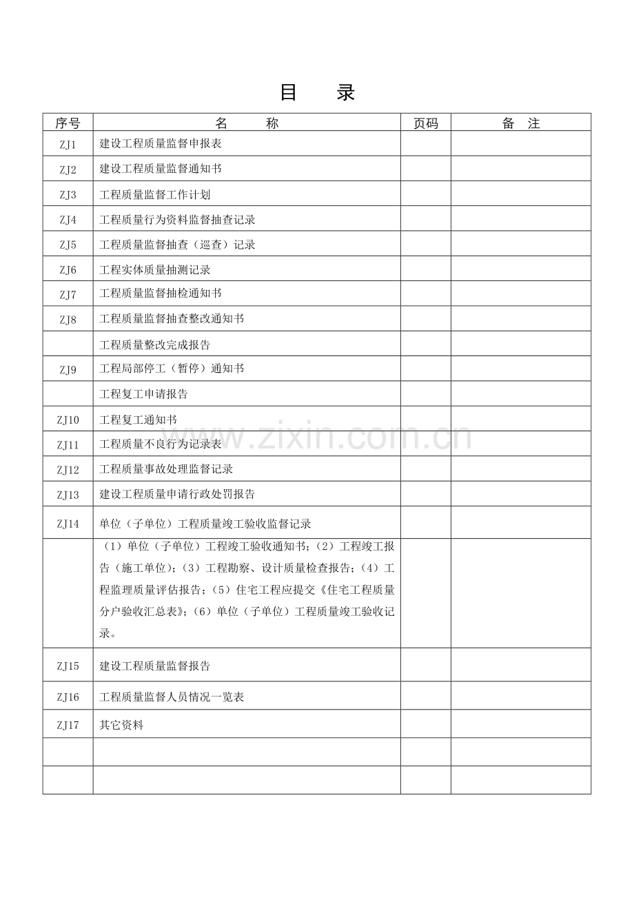 建设工程质量监督档案香溪花园一期东区.docx_第2页