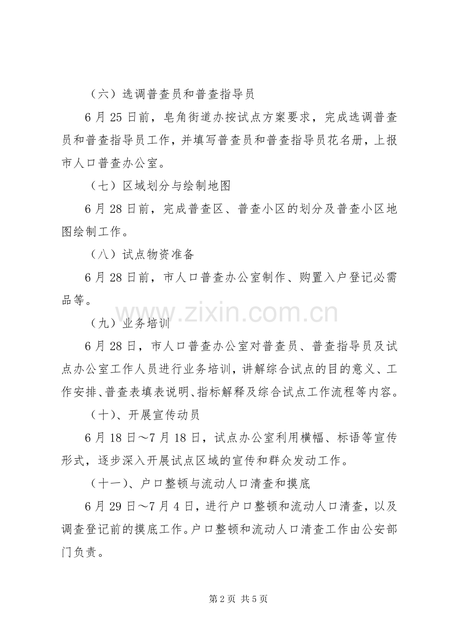 全国第六次人口普查个人工作总结 .docx_第2页