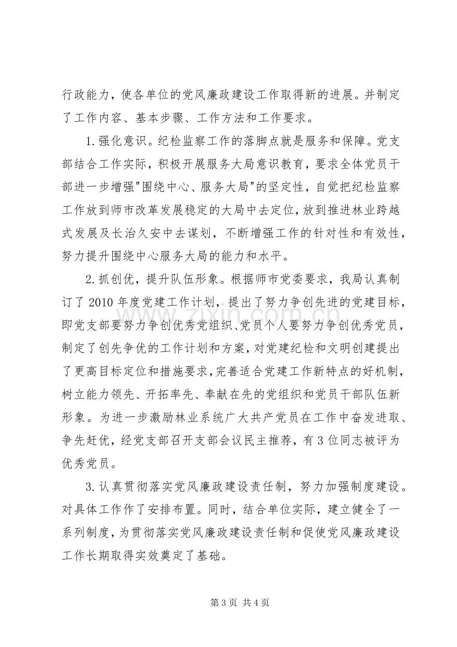 党支部纪检工作总结 .docx_第3页