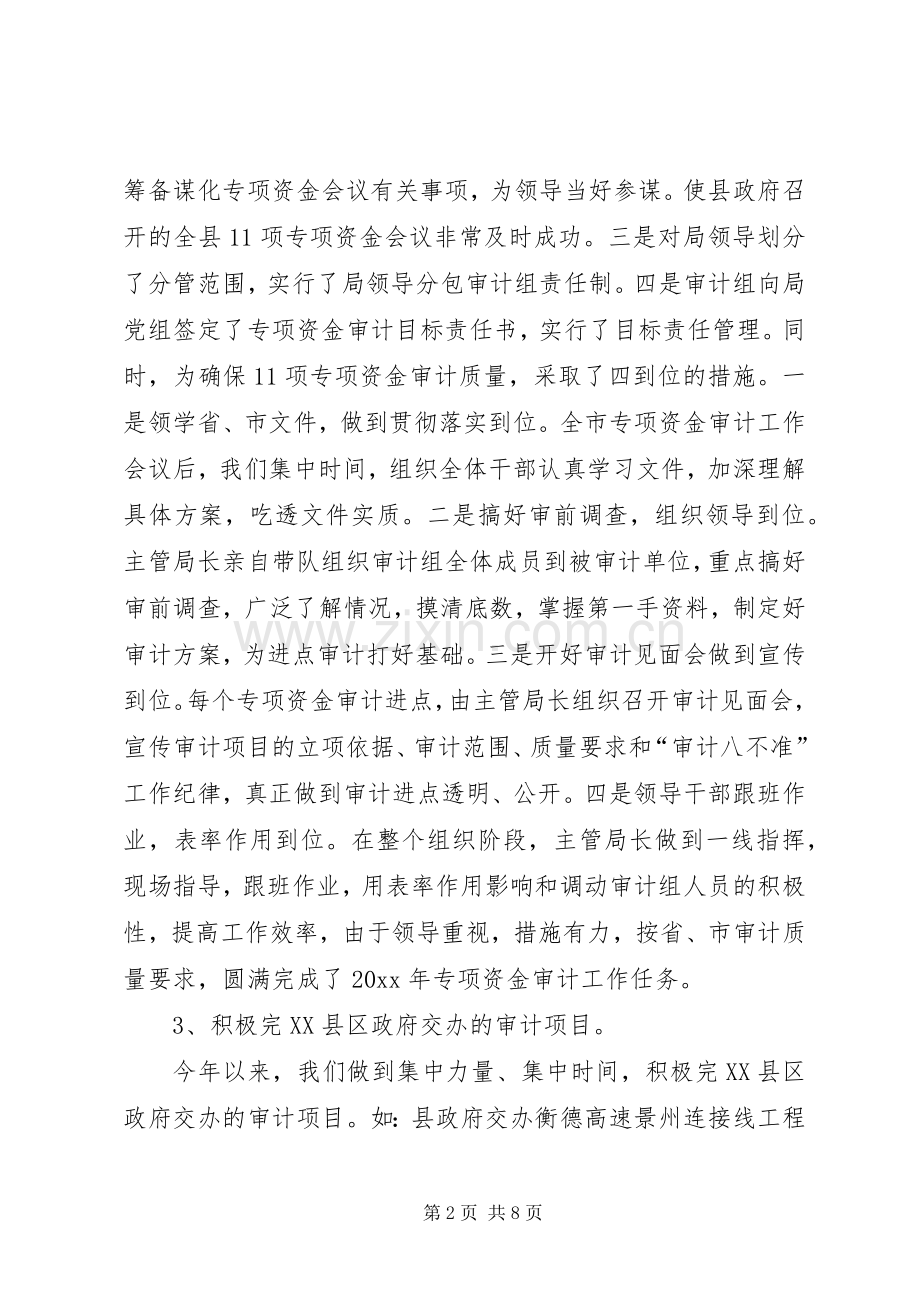 审计局工作年终总结 .docx_第2页