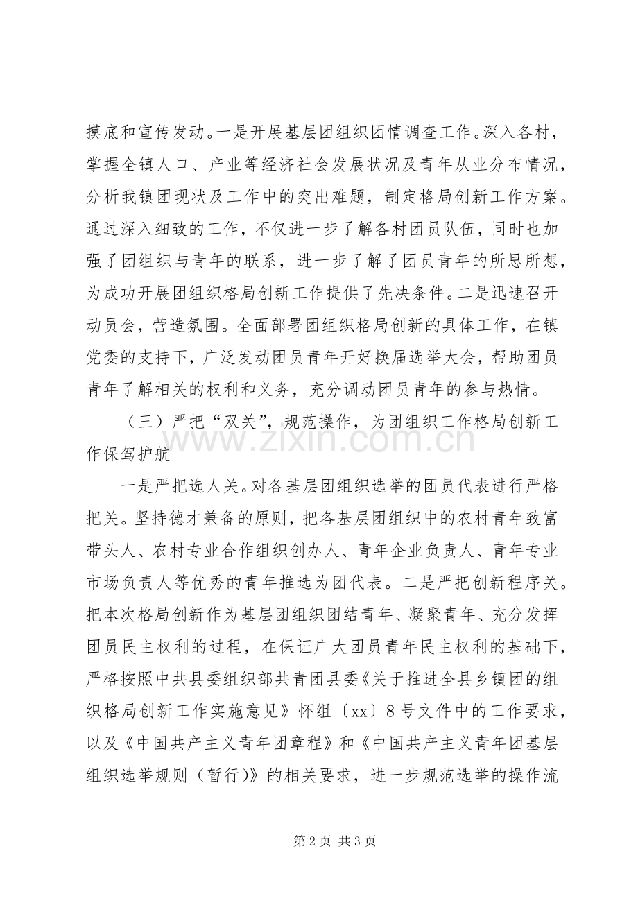 团委社会管理创新工作总结 .docx_第2页