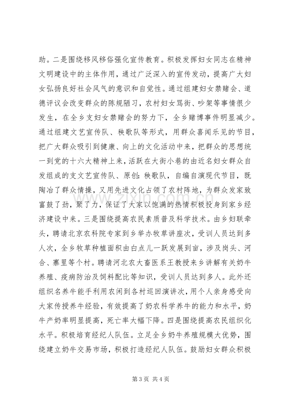 乡镇妇联个人工作总结 .docx_第3页