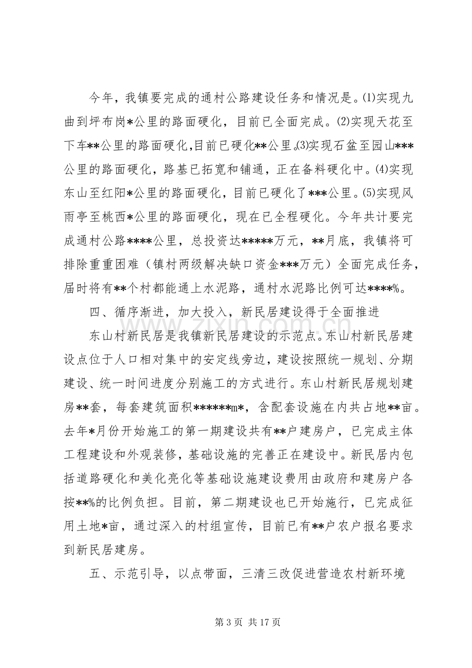 关于新农村建设工作情况的小结 .docx_第3页