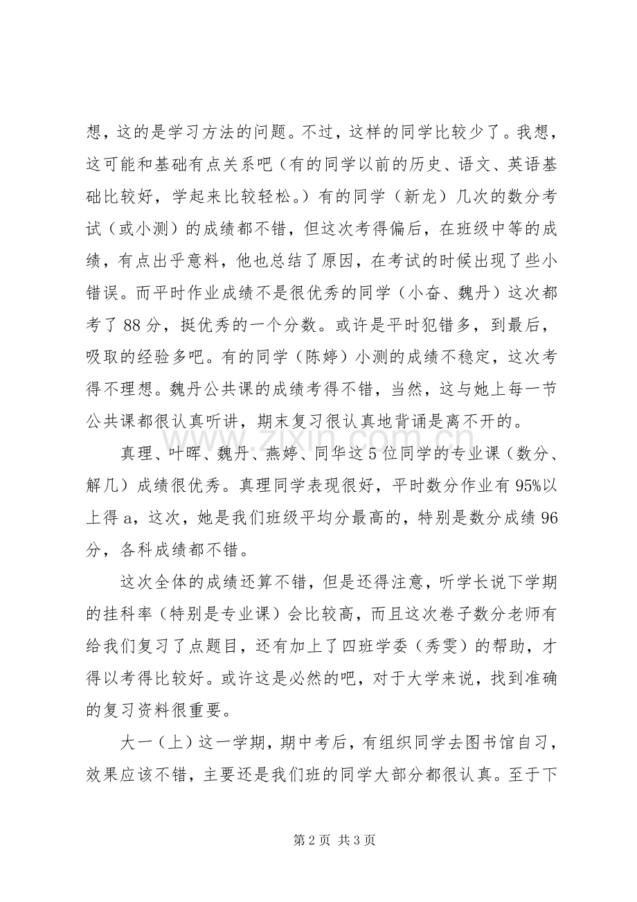 20XX年学习委员个人总结范文.docx_第2页