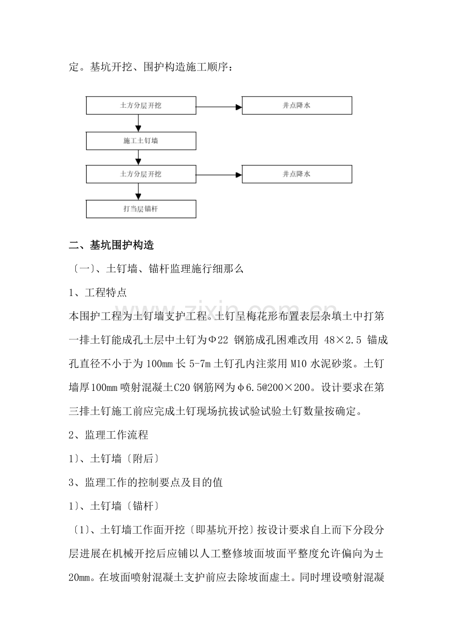 基坑开挖基坑围护监理实施细则.doc_第3页