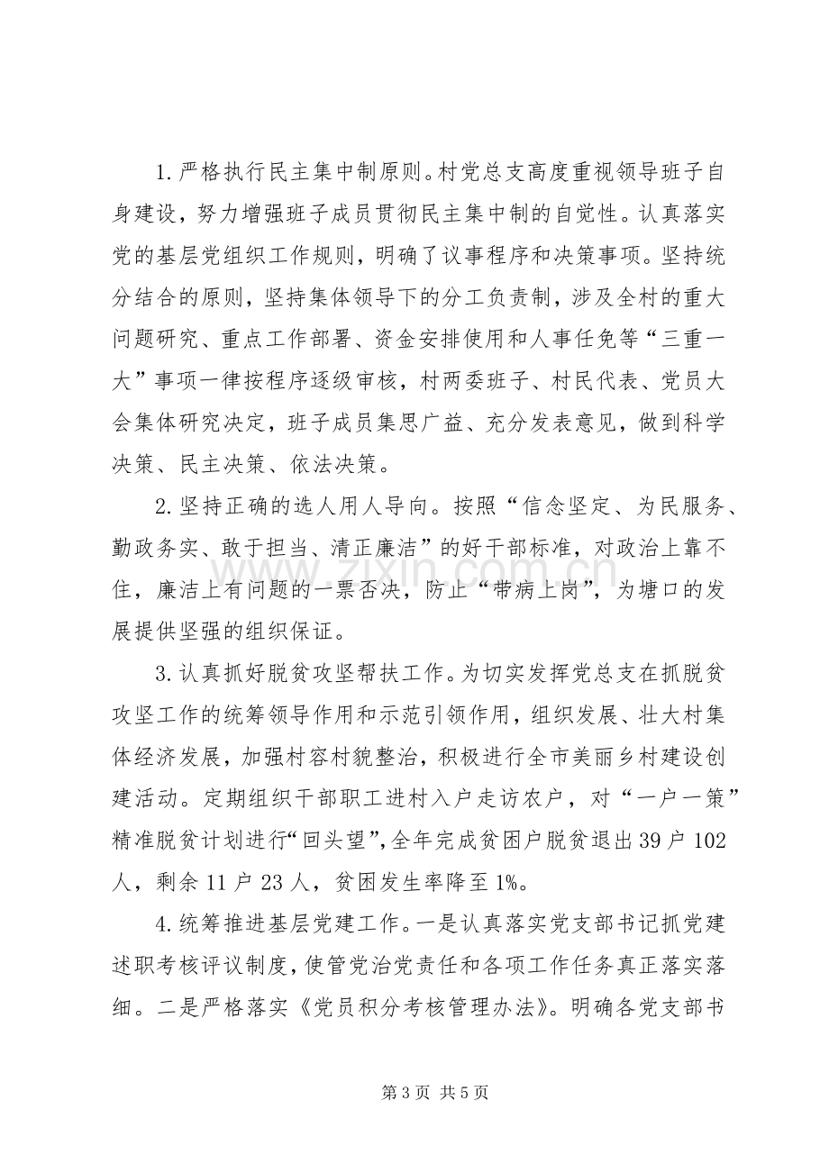 塘口村党总支202X年全面从严治党主体责任落实情况总结报告.docx_第3页