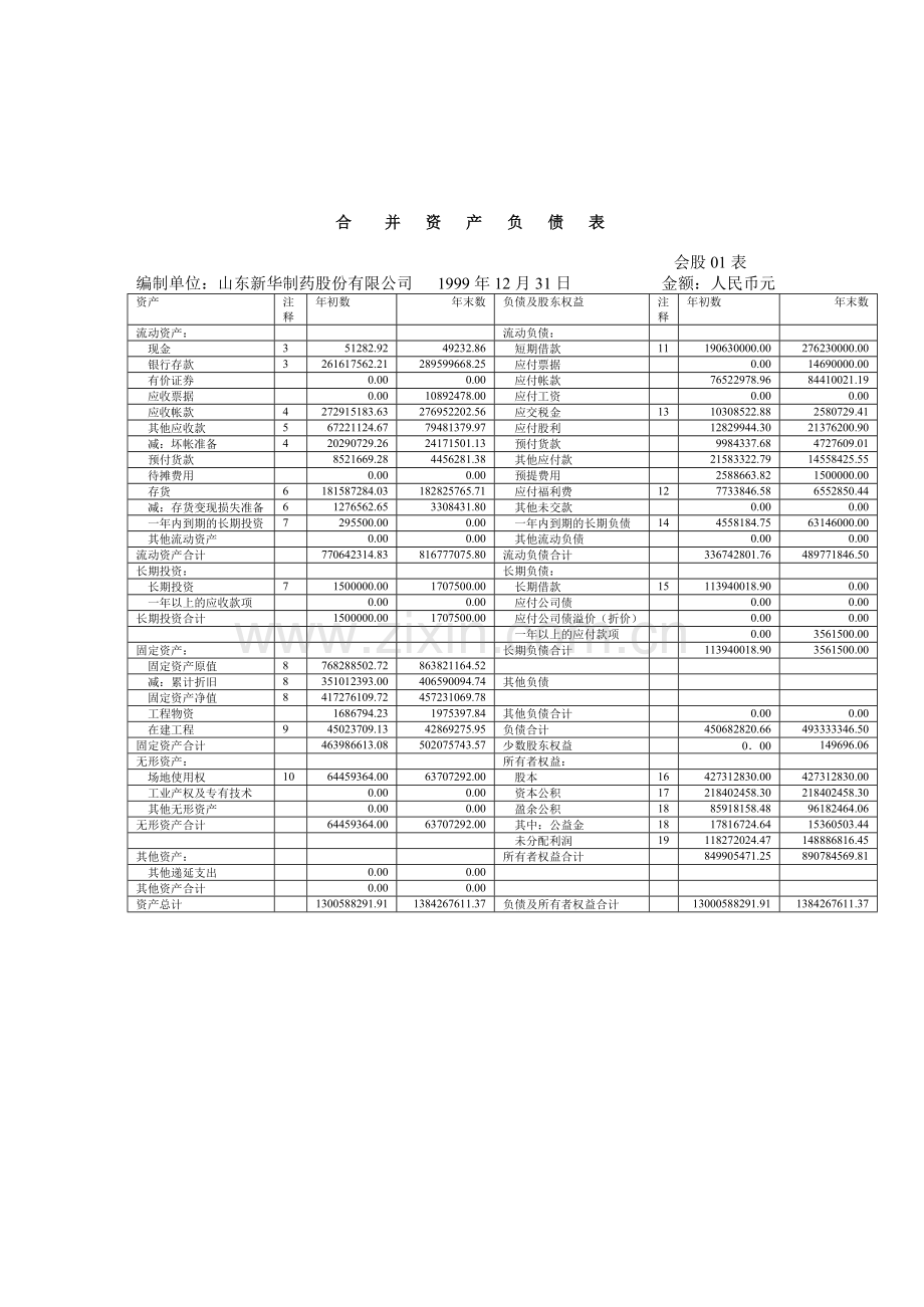 审计报告山东新华制药股份有限公司全体股.docx_第2页