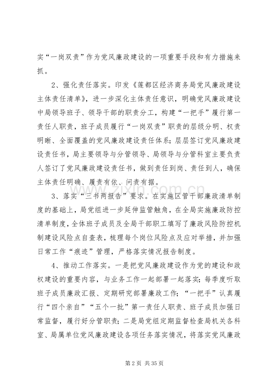 XX年县机关党风廉政建设工作总结六篇 .docx_第2页