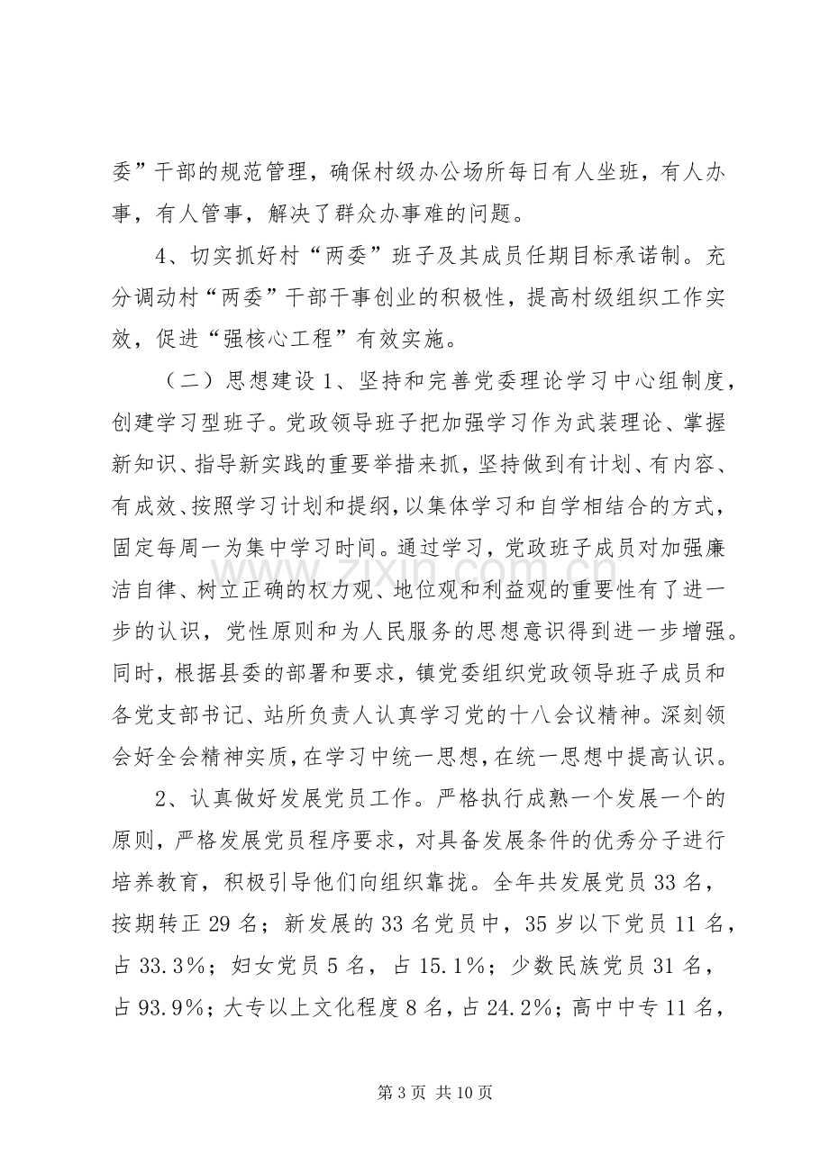 乡镇党委工作总结 .docx_第3页