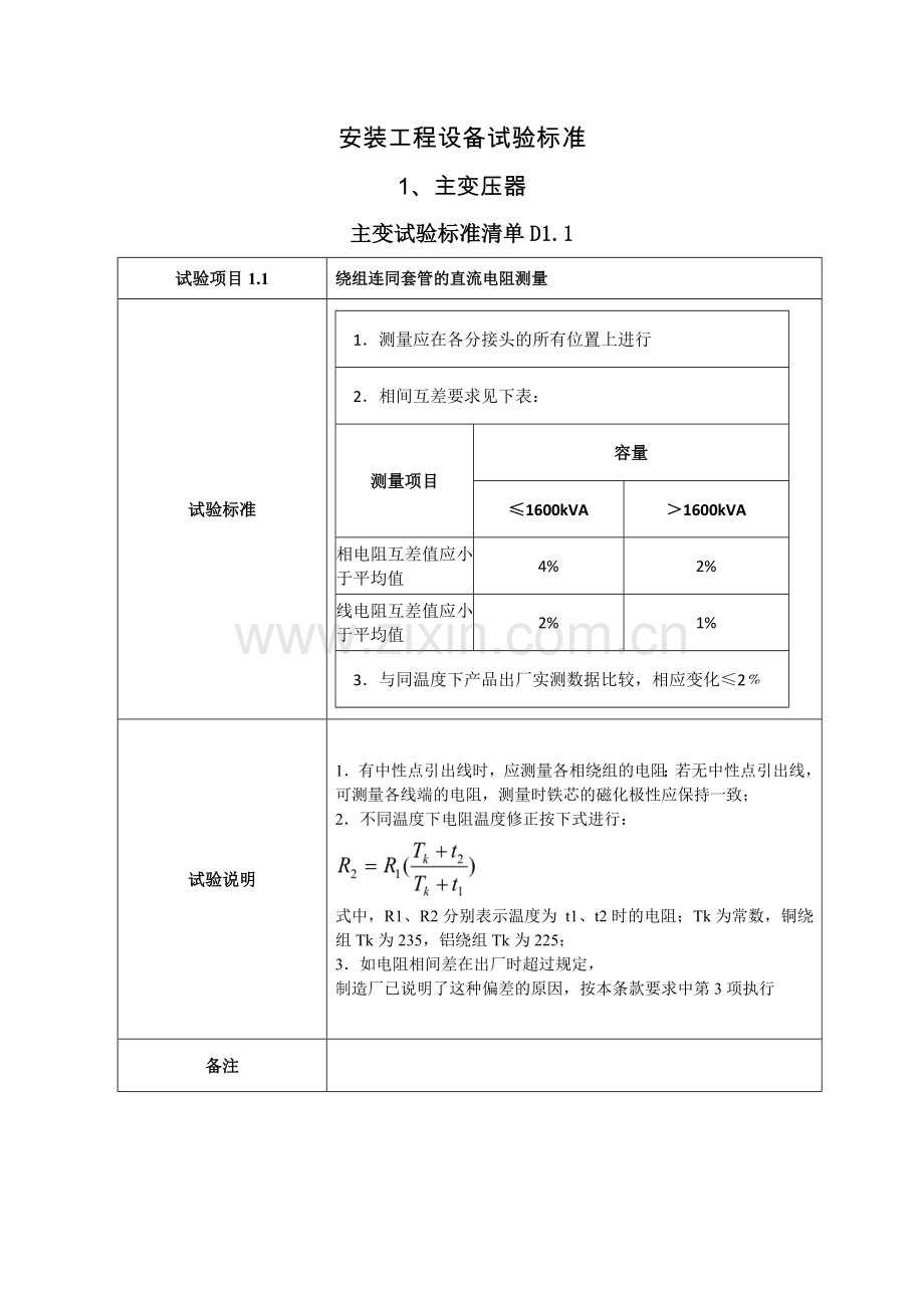 安装工程设备试验标准培训资料.docx_第1页