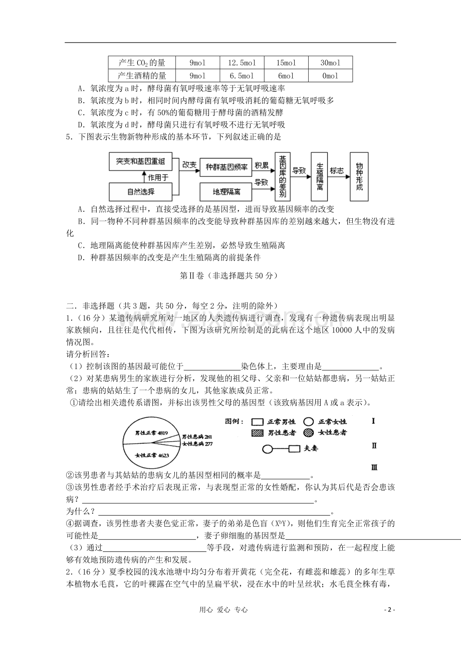 2012高三生物-综合试卷5.doc_第2页