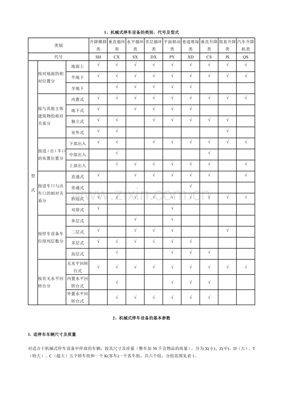 各类机械式停车设备.docx_第1页