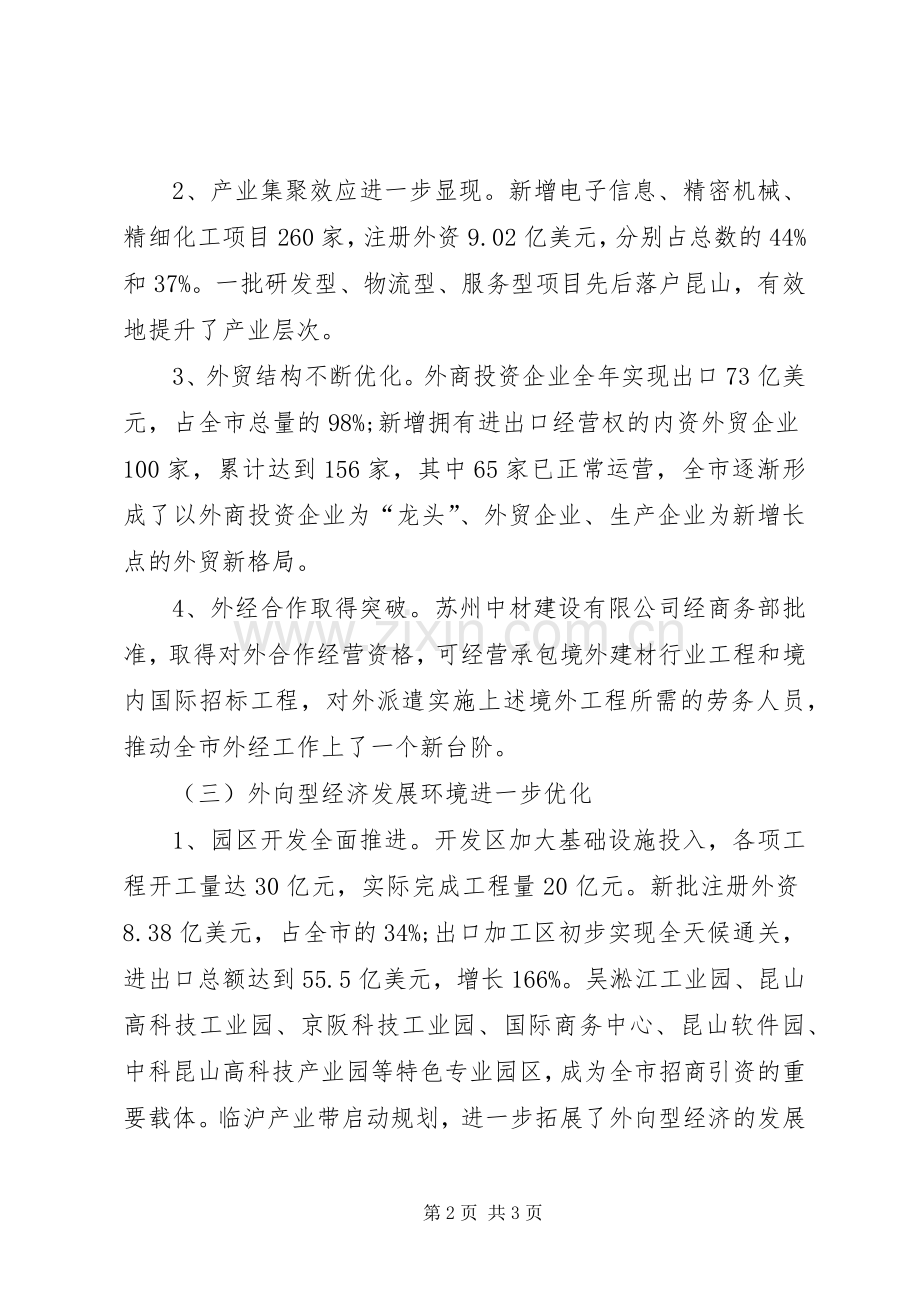 外经贸委办公室工作总结 .docx_第2页