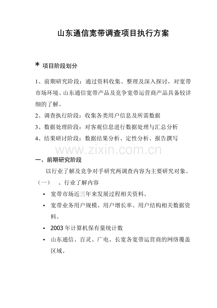 山东通信宽带调查项目执行方案( 29页).docx_第2页