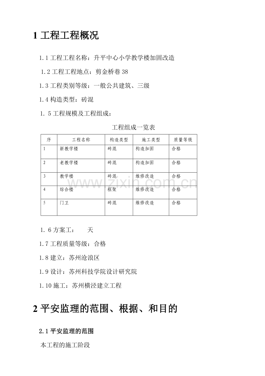 加固改造工程履行监理安全责任规划.doc_第2页