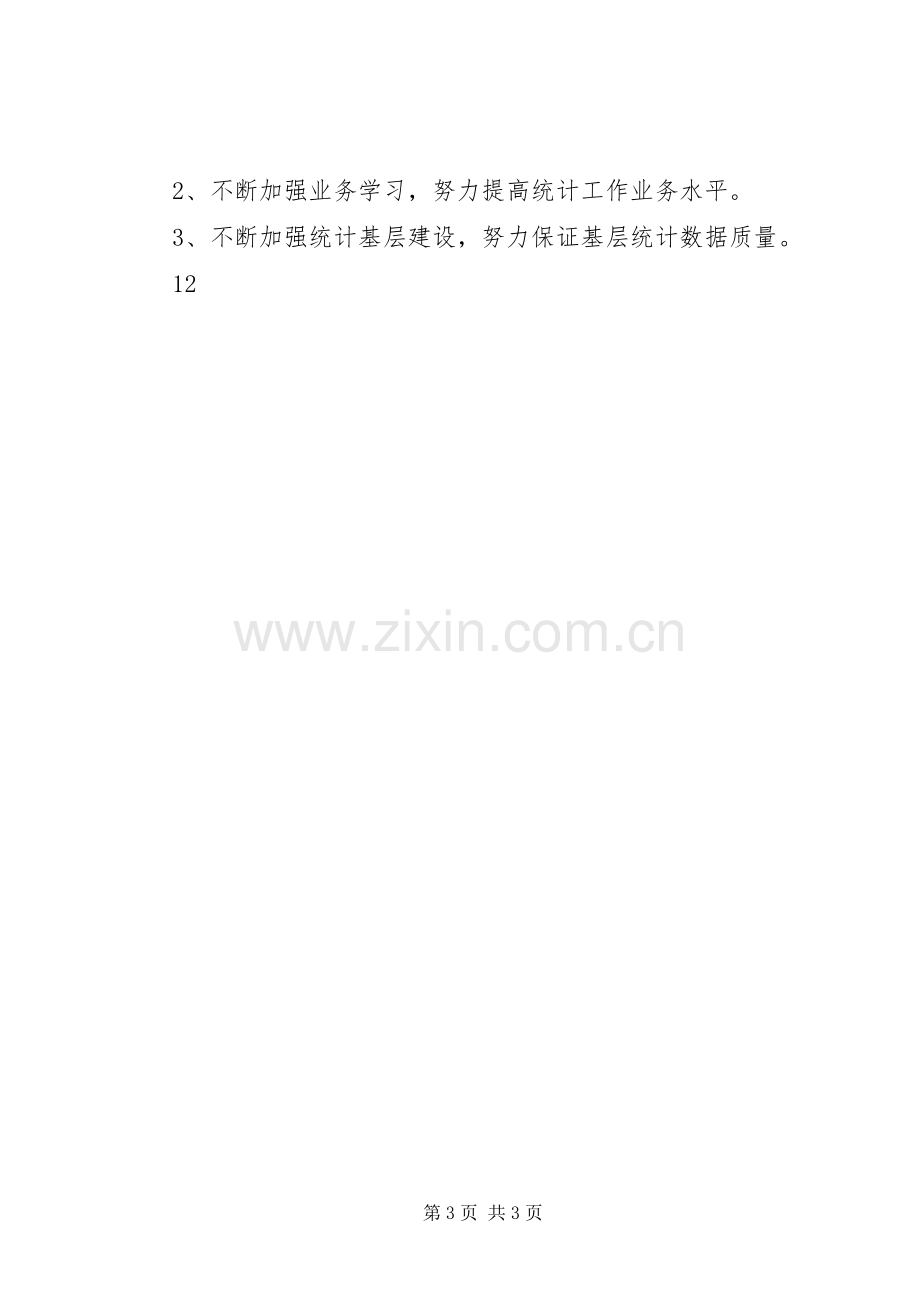 乡镇统计站工作总结 .docx_第3页