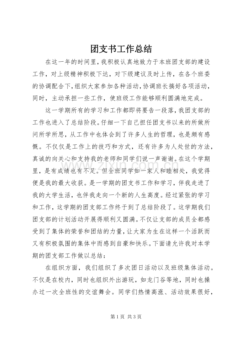 团支书工作总结 (23).docx_第1页