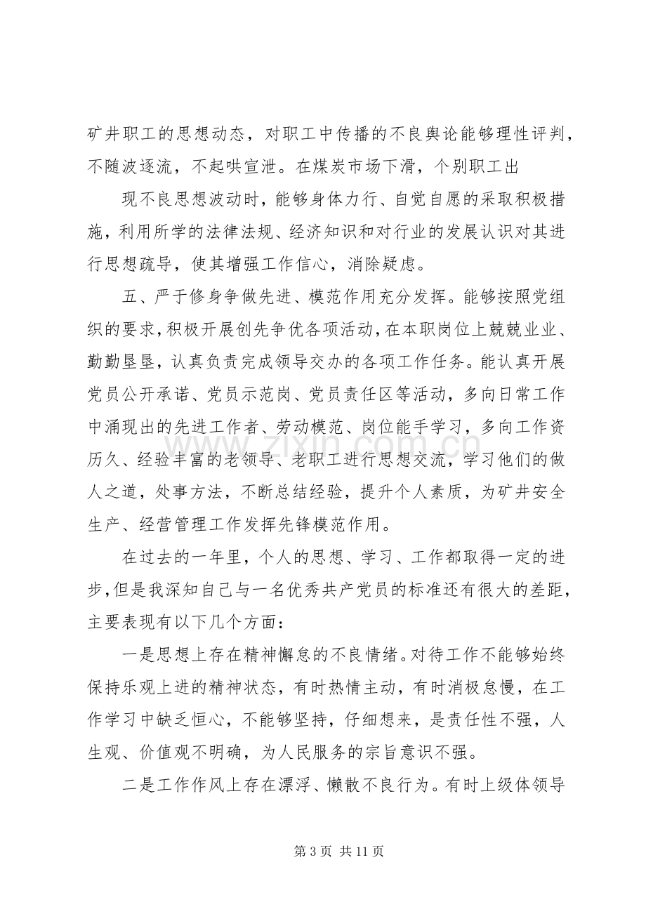 20XX年党员的个人总结.docx_第3页