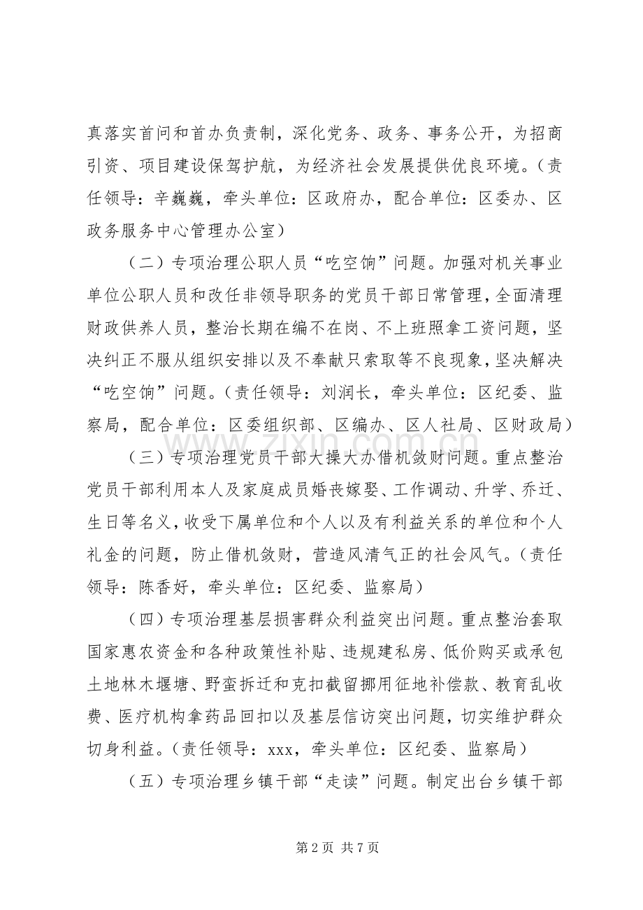 党的群众路线教育实践活动专项整治工作总结 .docx_第2页