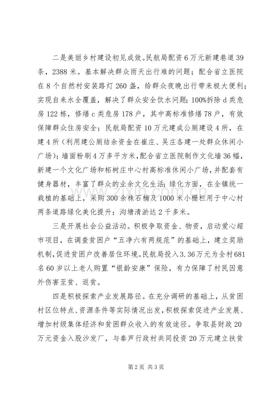 XX年度部门扶贫工作总结 .docx_第2页