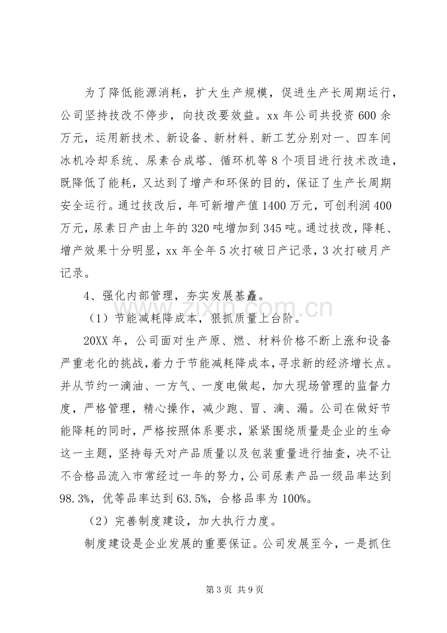 公司年度总结报告 .docx_第3页