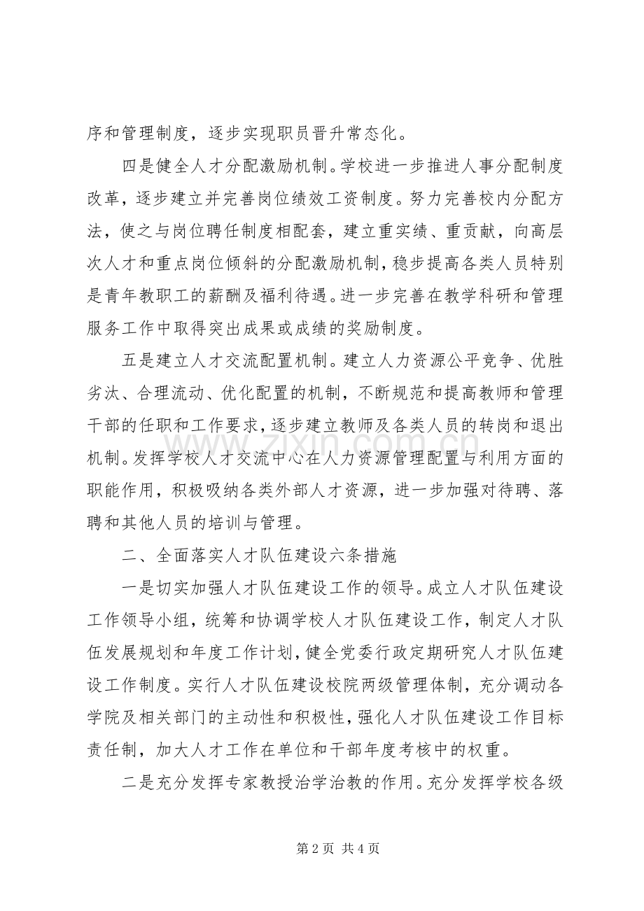 加强人才队伍建设工作总结范文 .docx_第2页