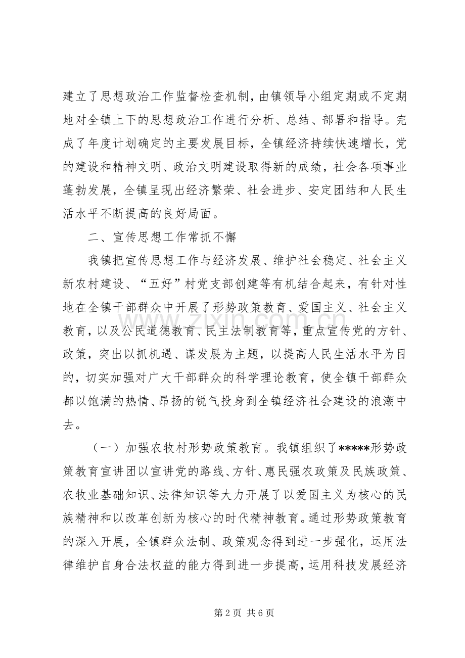 20XX年思想政治工作总结范文.docx_第2页