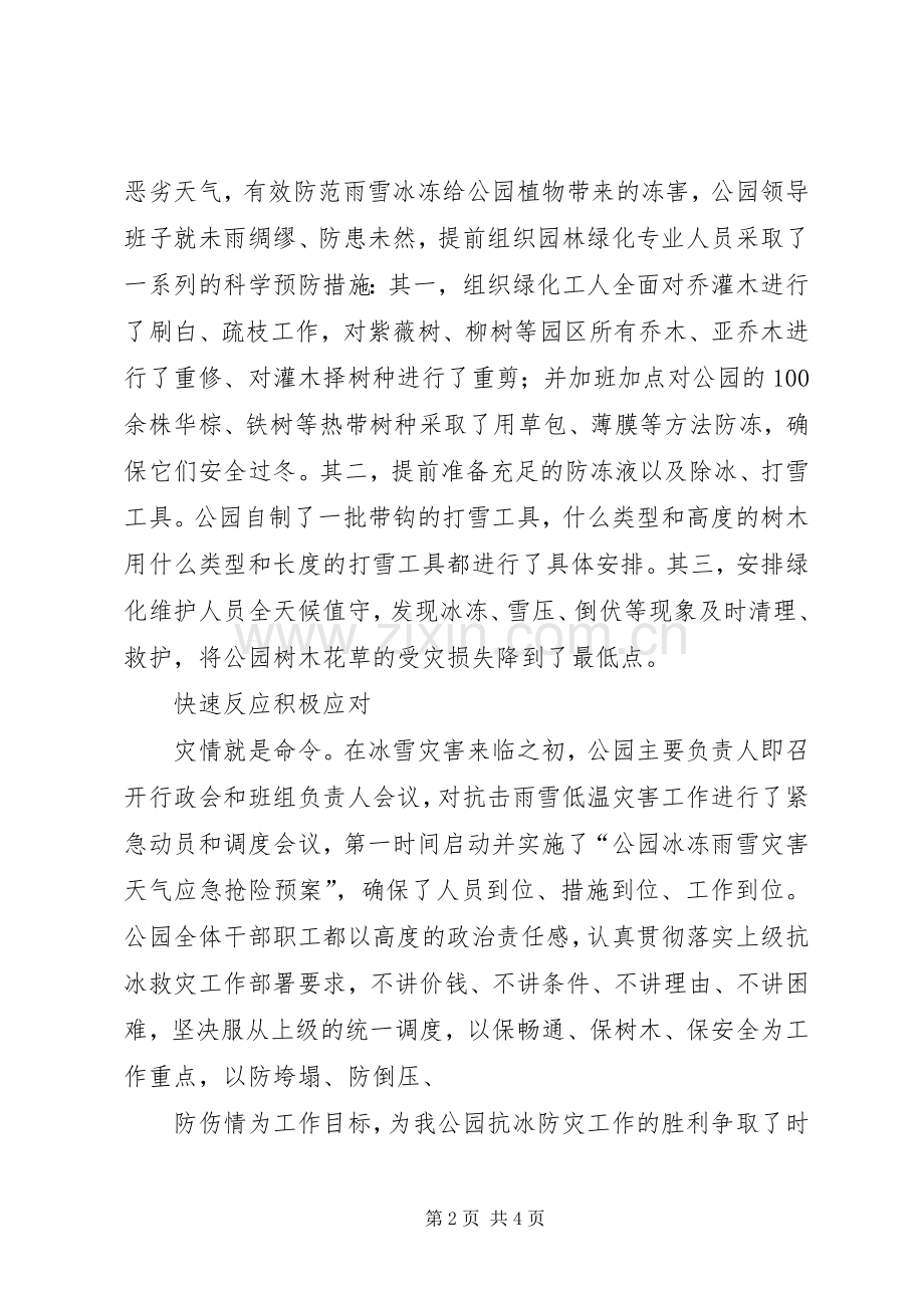 抗冰救灾工作总结 .docx_第2页