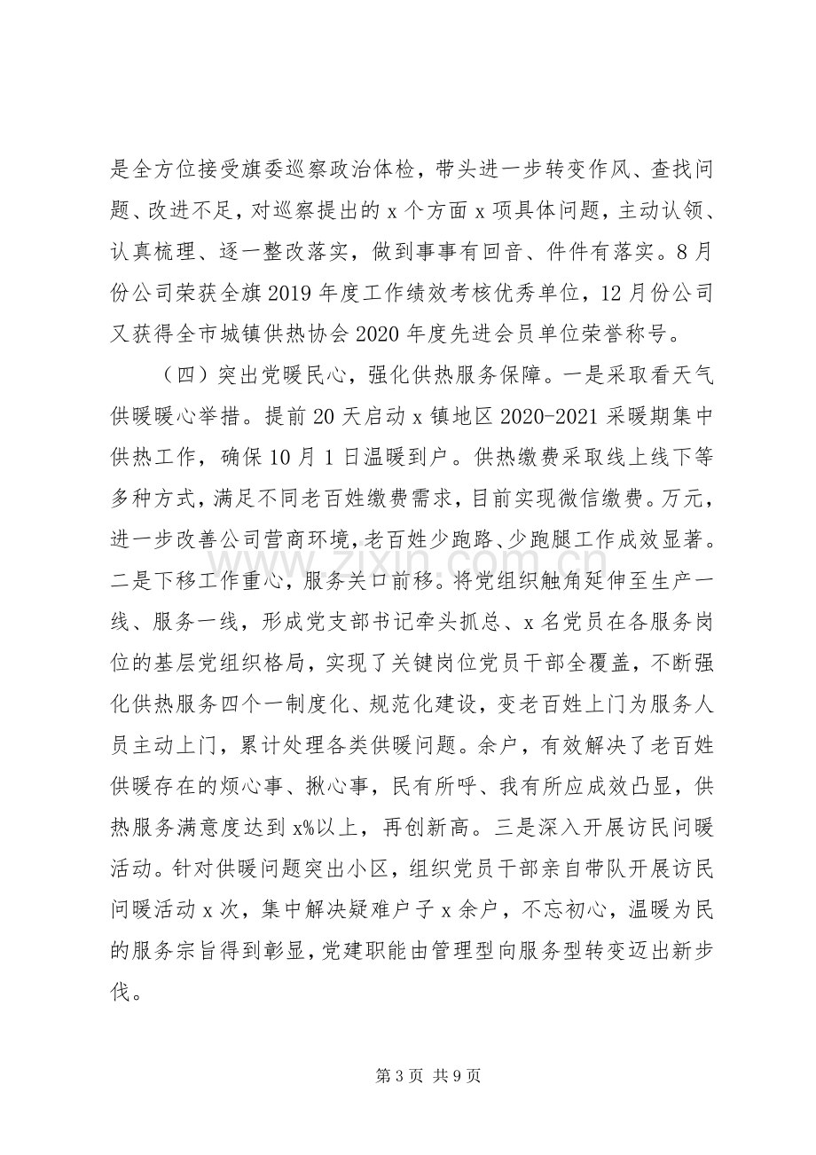 公司党委书记XX年度党建工作述职报告.docx_第3页