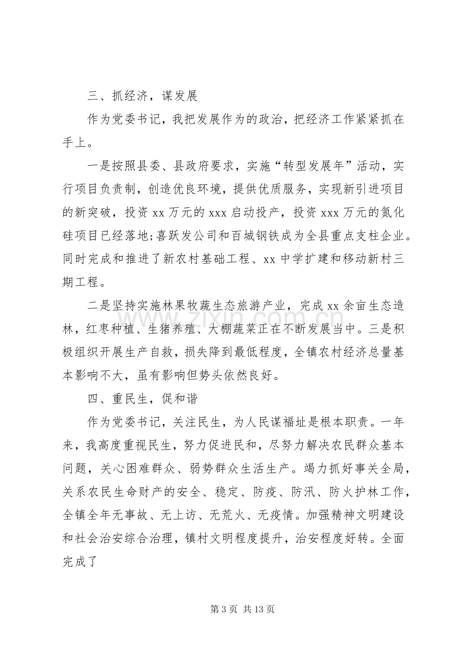 乡镇党委、社区党委副书记述职述廉报告.docx_第3页