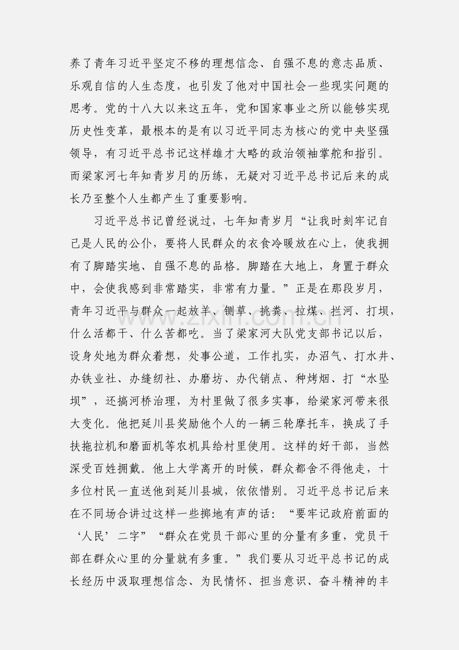 乡党委书记学习《习近平的七年知青岁月》心得体会.docx_第2页