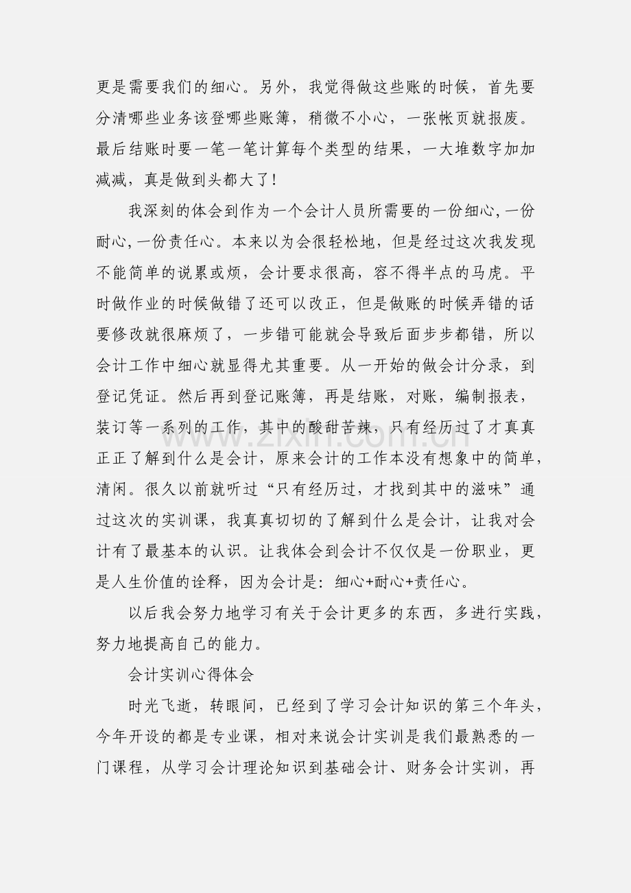 会计实践课心得体会.docx_第3页