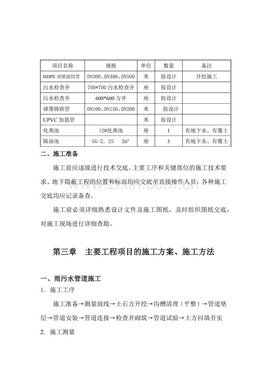 室外给水、污水管网施工方案.docx_第3页