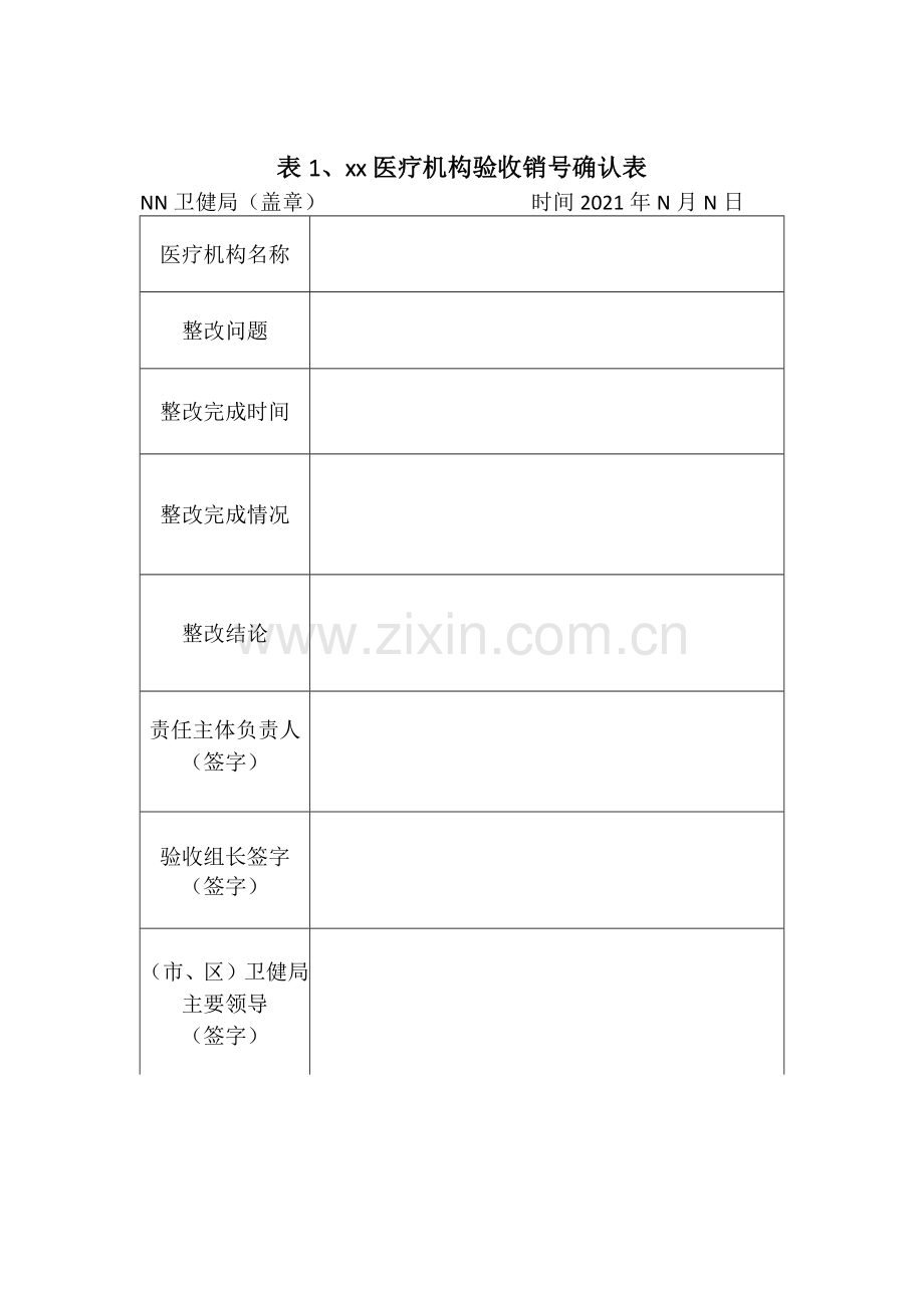 医疗污水设施验收全套表格模板(医疗污水设备验收表格).docx_第2页