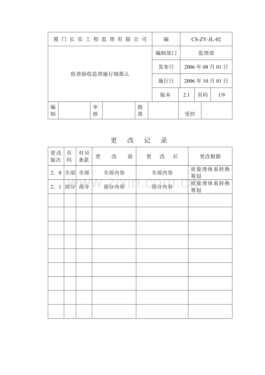 安全监理规划表格.doc_第1页