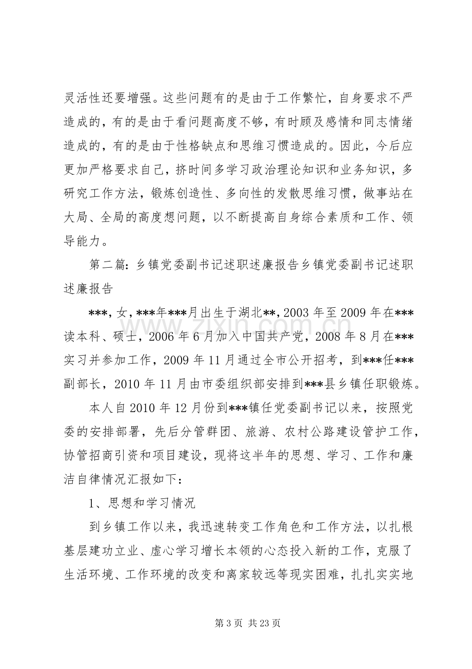 乡镇副书记述职述廉报告.docx_第3页