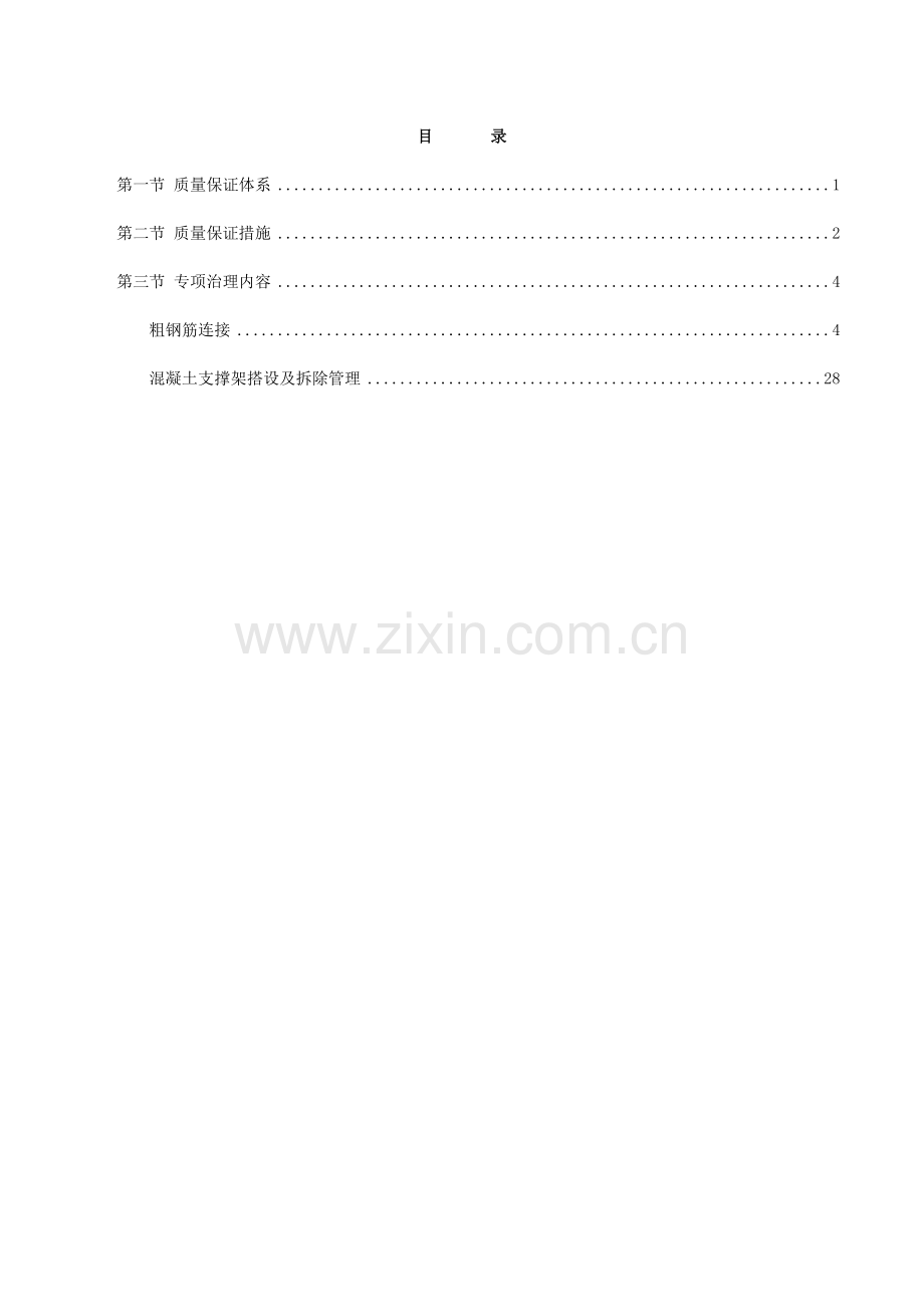 工程质量专项治理措施概述.docx_第1页