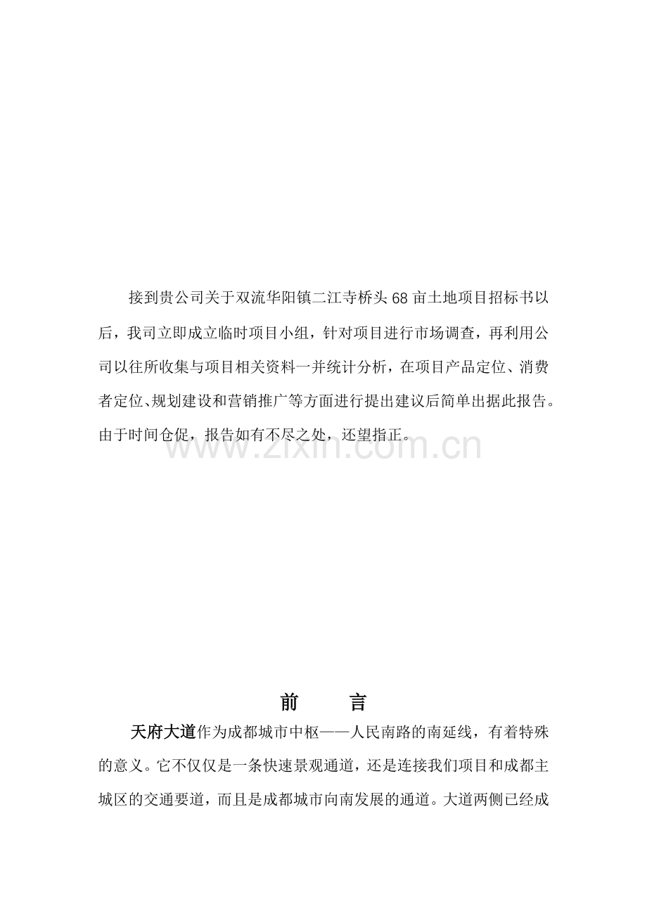 成都某房地产项目策划提案.docx_第2页