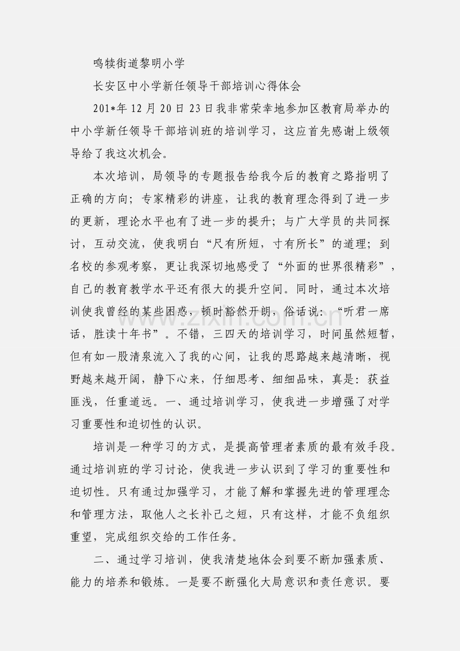 新任领导干部培训学习心得体会.docx_第3页