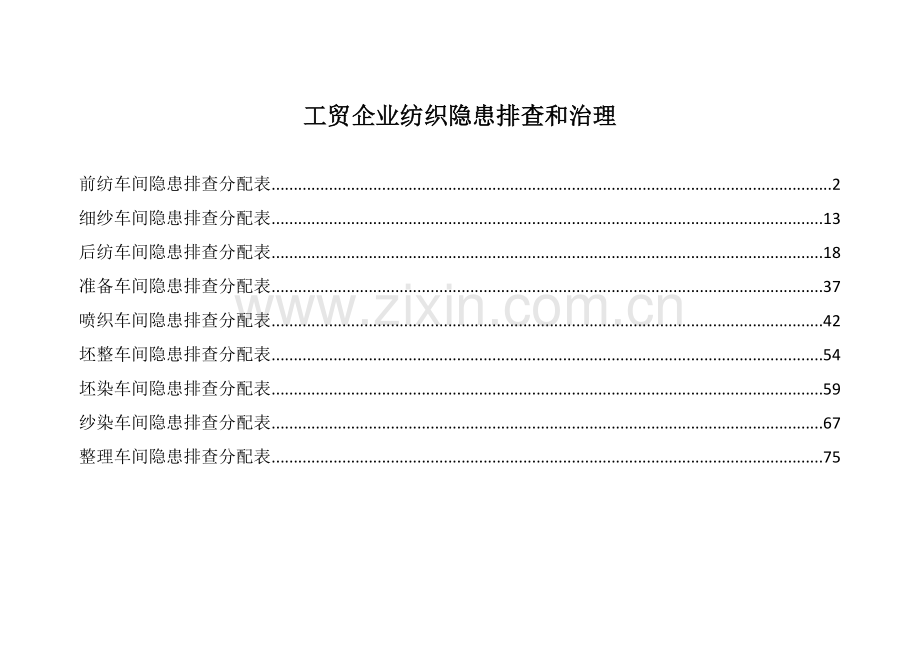 工贸企业纺织隐患排查和治理培训资料.docx_第1页