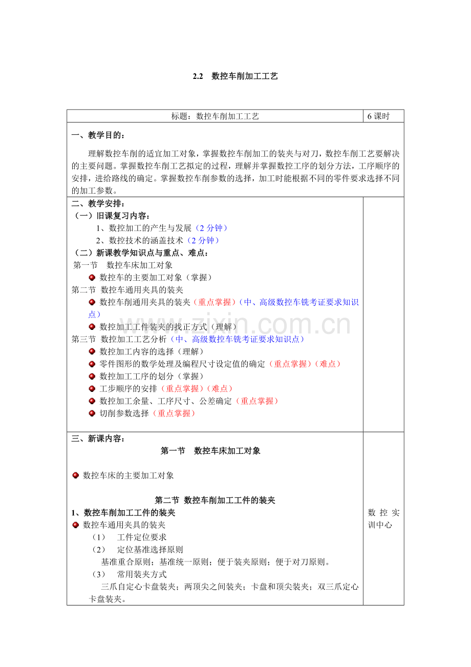 数控车削加工工艺.docx_第1页