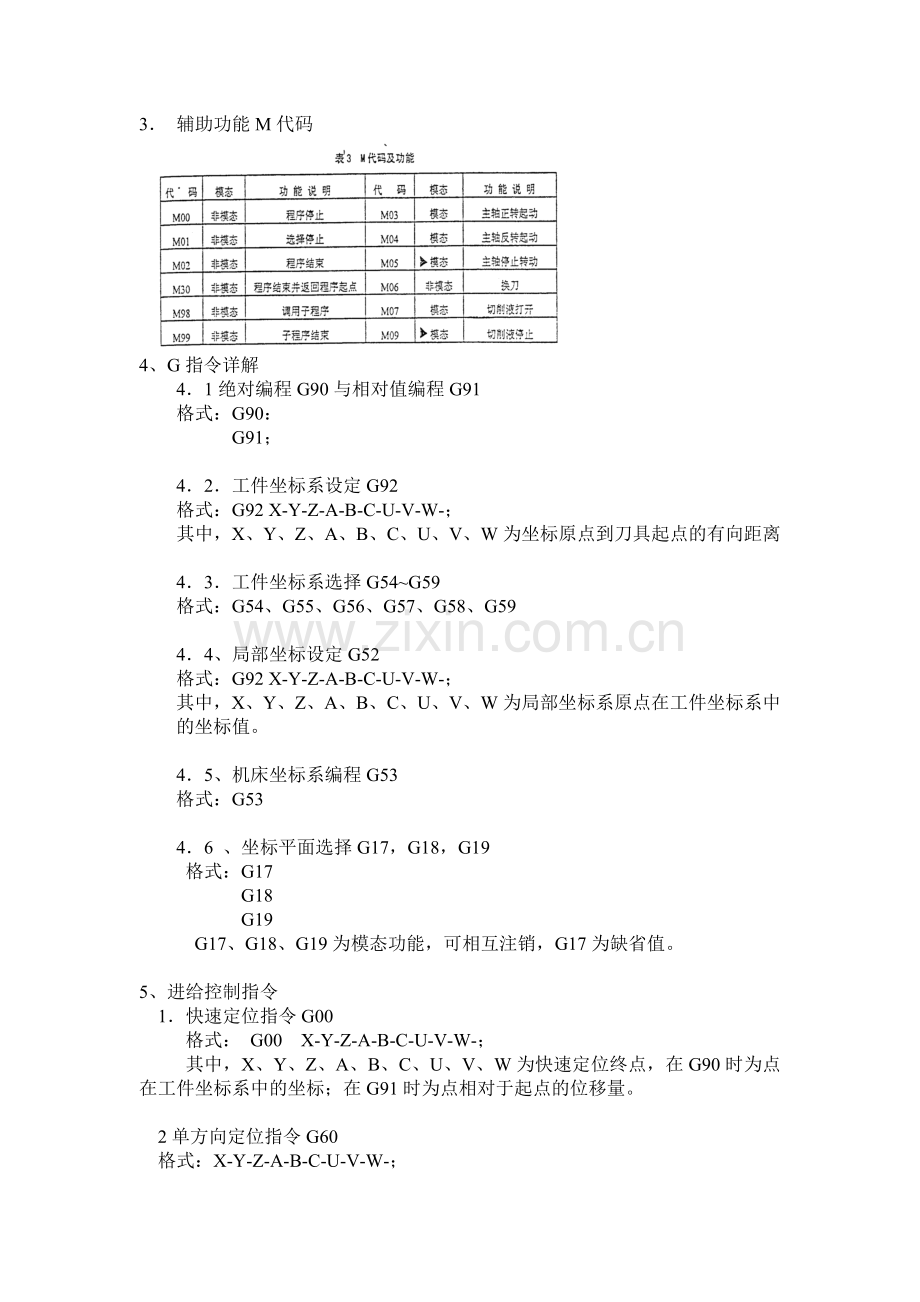 数控铣钻床编程加工实验指导书.docx_第3页