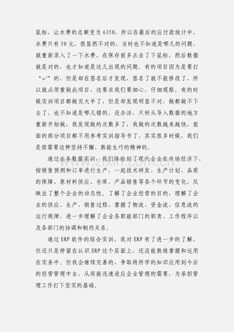 ERP综合实训心得.docx_第3页