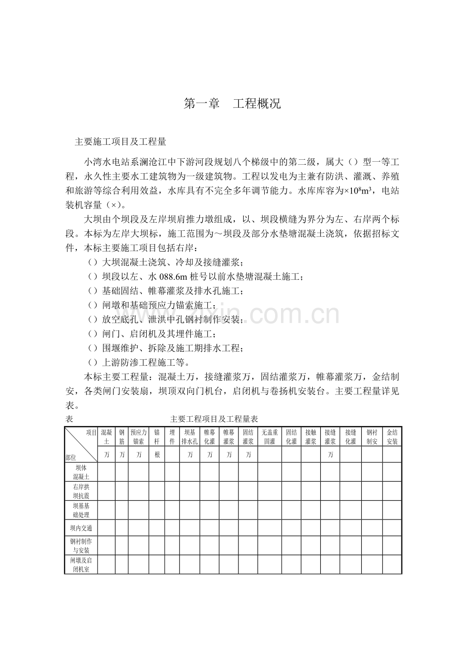 小湾水电站左岸土建施工组织设计方案(451页).doc_第2页