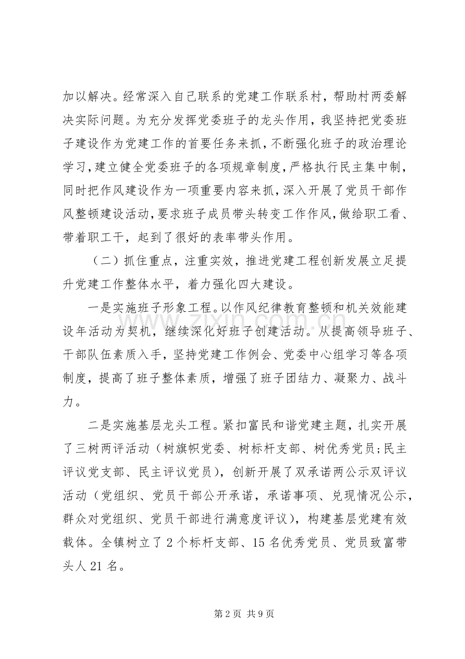 乡镇党支部述职报告.docx_第2页