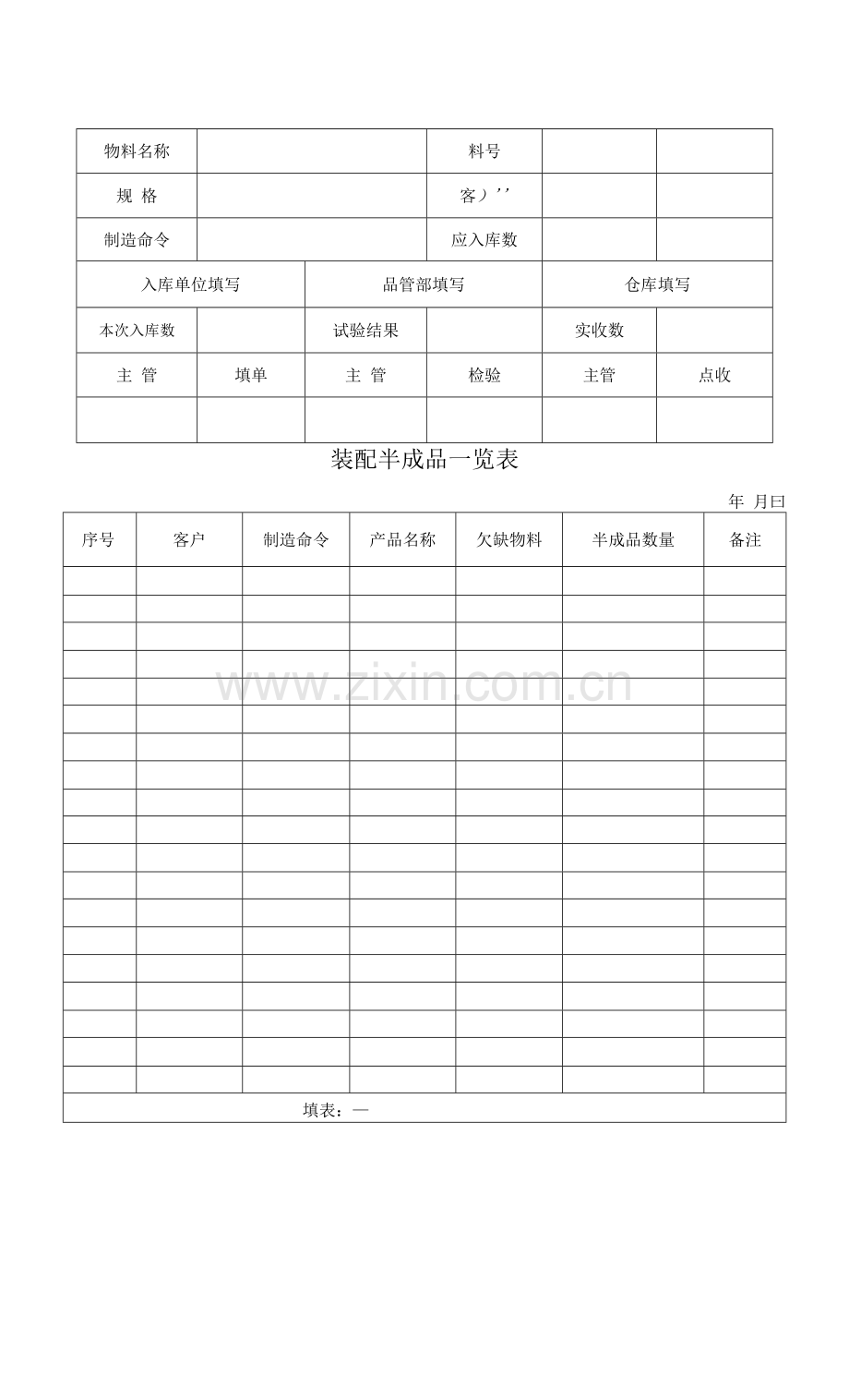 半成品仓库管理规定-半成品入、出、存、盘点作业规定.docx_第3页