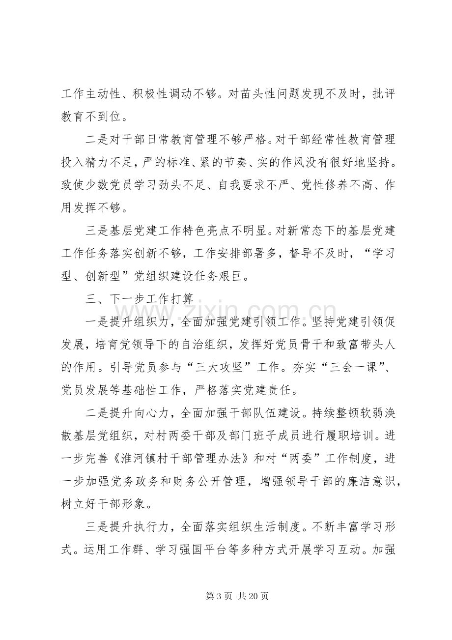 乡镇党支部书记述职报告合集.docx_第3页