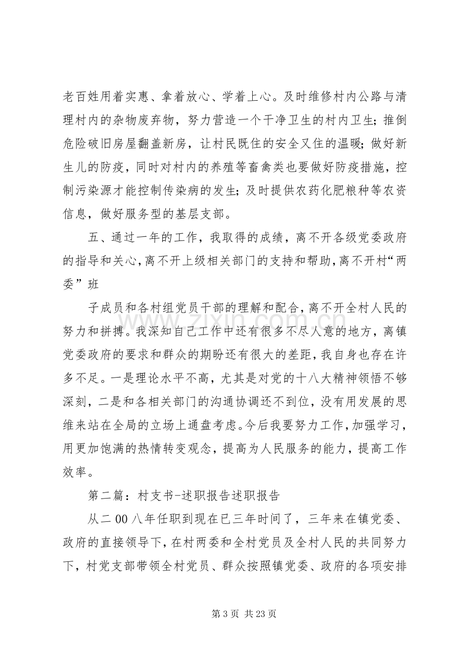 述职报告村支书.docx_第3页