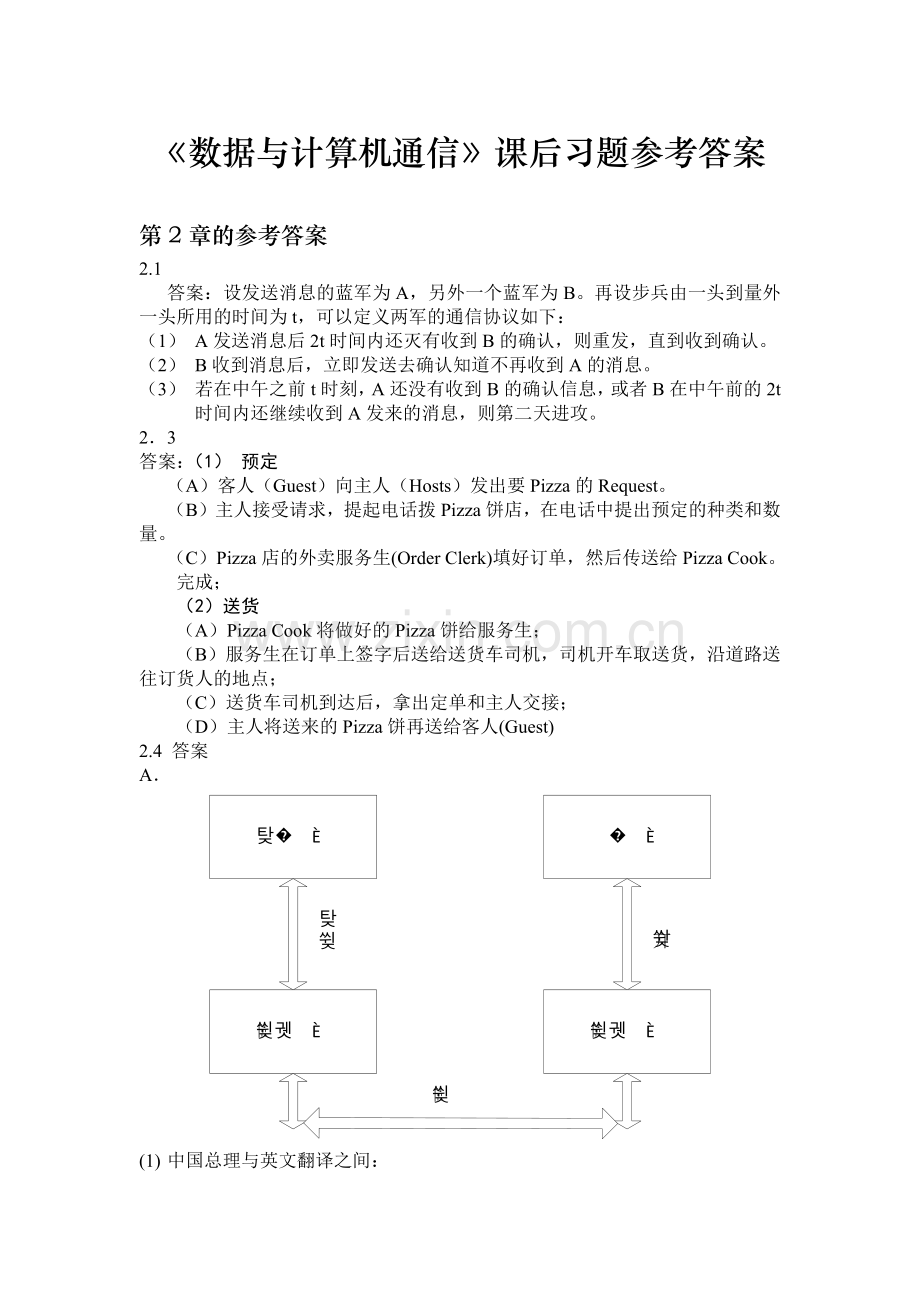 数据与计算机通信课后习题参考答案.docx_第1页